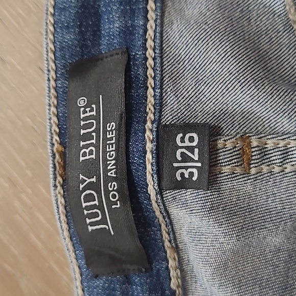 Judy Blue Jeans Women's sz 3/26 Straight Fit Mid Rise Denim Jeans - Picture 7 of 15